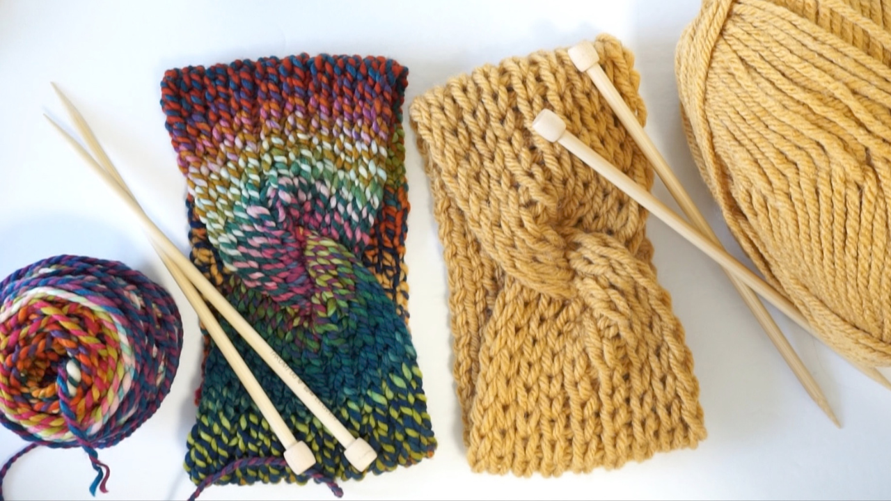 Easy Twist Ear Warmer — Knitting House Square